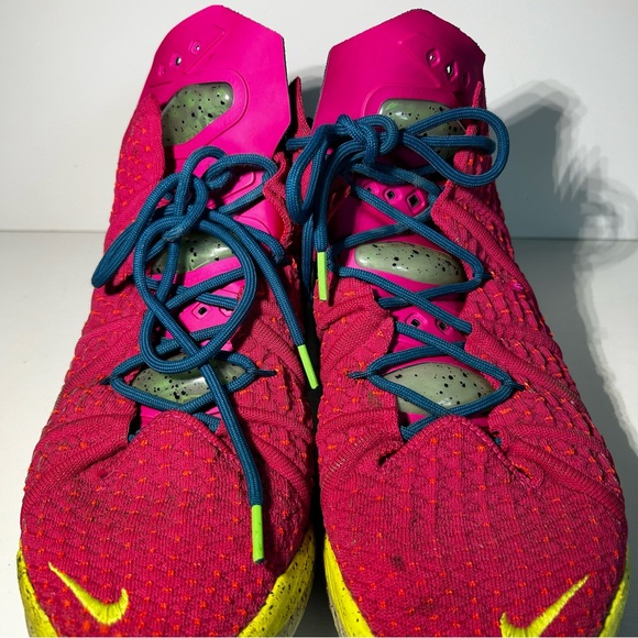 Nike LeBron XVIII 18 Men's Size 11.5 (DB8148-600) "Los Angeles By Night" Used - Picture 4 of 11